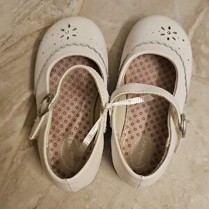 Stride Rite White Kids Mary Jane Shoes
